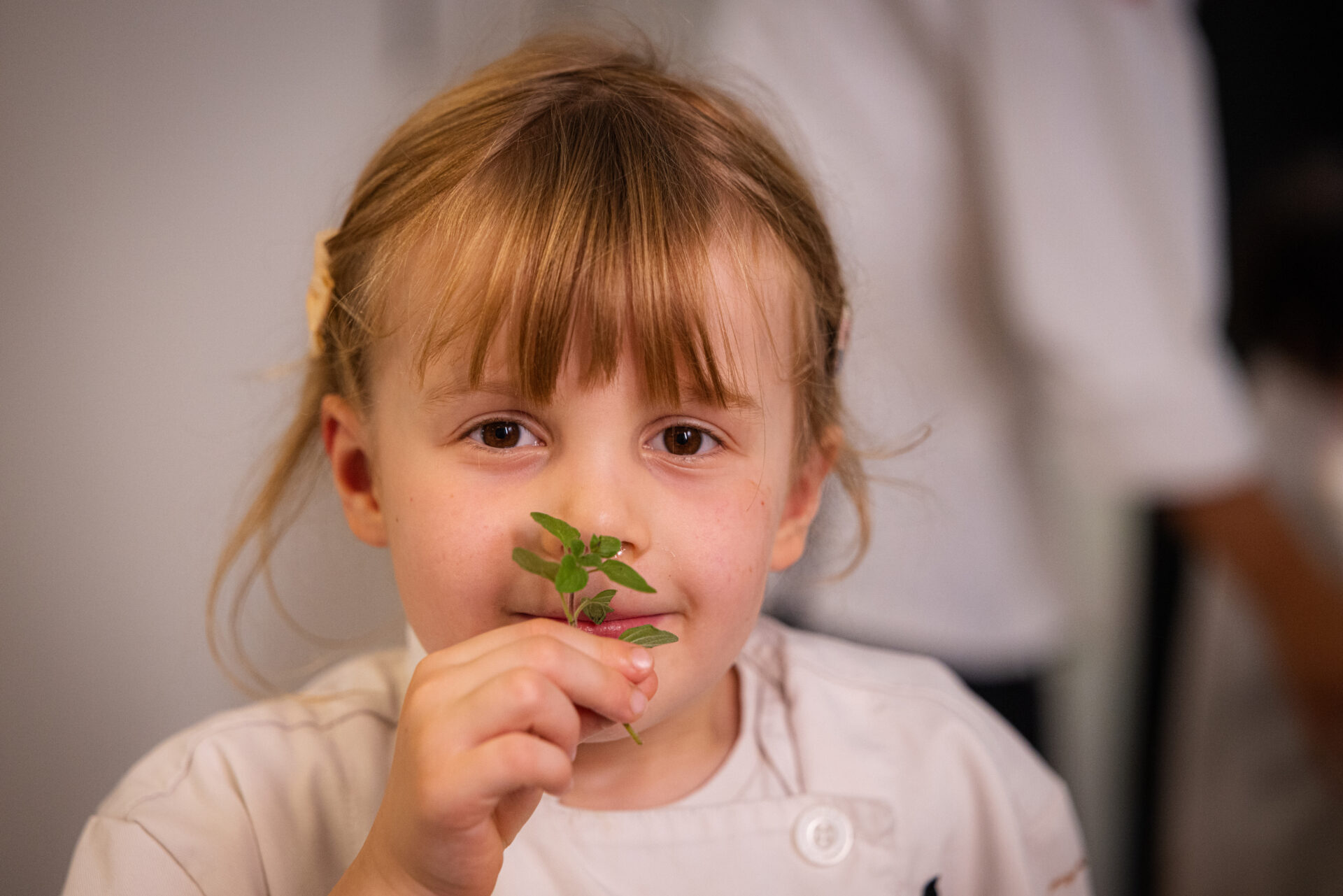 LKA Student with an Herb